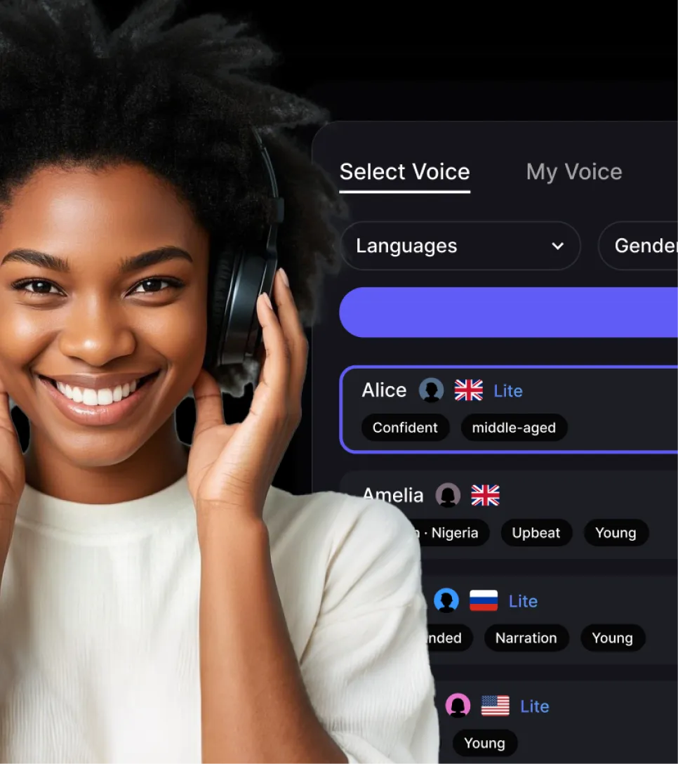 Dynamic Voice for Apps & Products