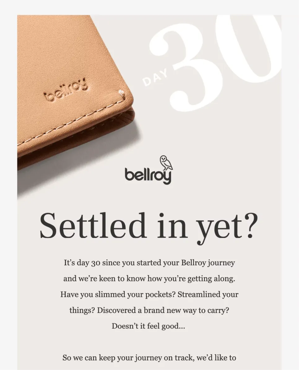 Post-Purchase Follow-ups