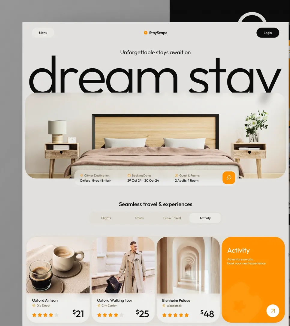 Web App Interface Design