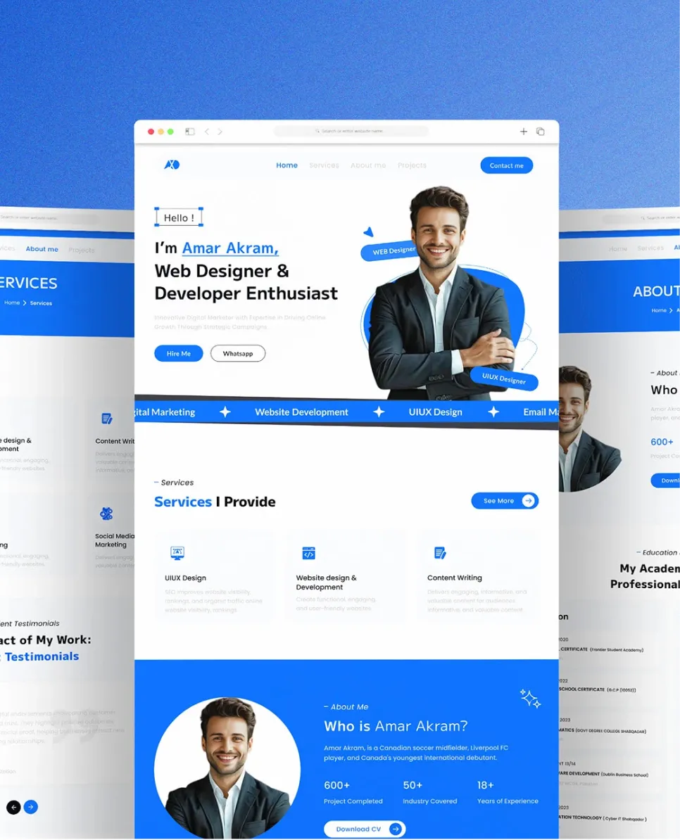 Website UI/UX Design